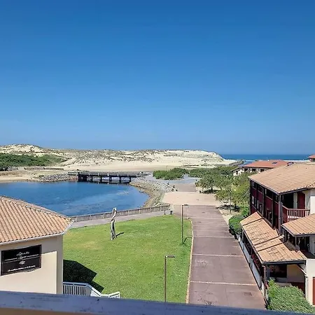 V-marin 04-vieux Boucau 2 Avec Superbe Vue Sur Le Marin Dans Avec Piscine
